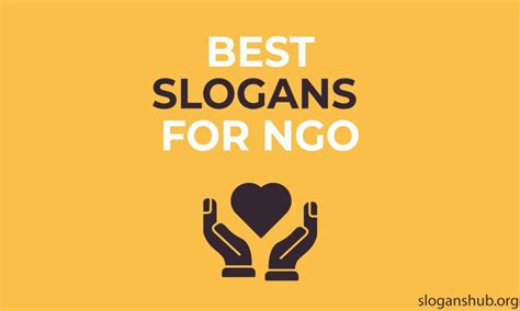 foundation slogans|75 Catchy Non.